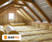 Утеплення даху рулонною скловатою masterwool