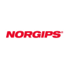 Логотип NORGIPS — продукцію в BUDMO