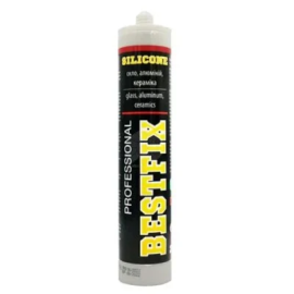 Силиконовый герметик прозрачный Silicone Sealant G11 BESTFIX 280 мл
