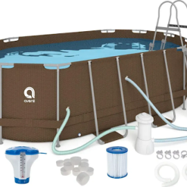 Прямокутний каркасний басейн Avenli 427 x 275 x 100 см (16в1)