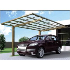 АВТОМОБІЛЬНИЙ НАВІС З АЛЮМІНІЮ З МОНОЛІТНИМ ПОЛІКАРБОНАТОМ OSCAR CARPORT F01-5628