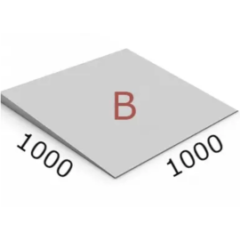 Клиноподібний утеплювач для пласкої покрівлі з пінопласту високої щільності. Елемент B