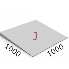 Клиноподібний утеплювач для пласкої покрівлі з пінопласту високої щільності. Елемент J