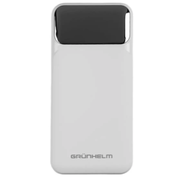 Power Bank - Портативная батарея 20.000 mAh. белый - GP-20WQC быстрая зарядка 22.5W GRUNHELM