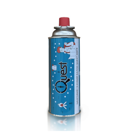 Газовий балон цанговий бутановий Quest, 220гр