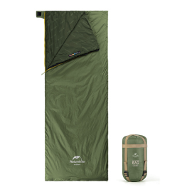 Спальний мішок Naturehike LW180 Mini NH21MSD04, правий, XL, темно-зелений