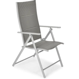 Складний садовий стілець MODENA eDomator алюмінієвий з регулюванням спинки