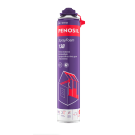 Напыляемая изоляционная профессиональная пена для утепления PENOSIL SprayFoam 138 810ml — Купить Жидкий утеплитель – теплоизоляция для стен и фасадов