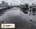 Розухилка плоскої покрівлі клинами з пінопласту та базальту