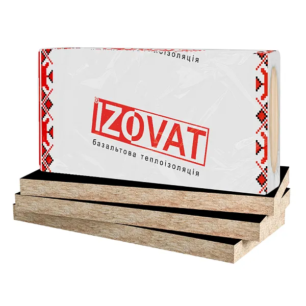 Базальтовая вата Изоват 80 FG, минераловатные плиты. IZOVAT — фото, цена 3580,00 грн