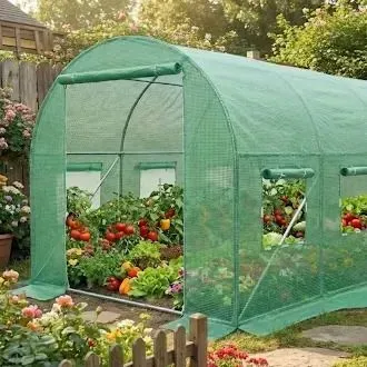 Садовая теплица 30 м² (10 х 3 х 2 м) с окнами, армированная пленка UV-4, труба 25 мм — фото, цена 11299,00 грн