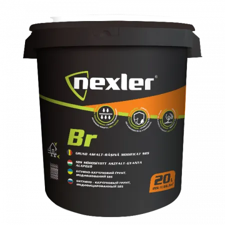 Битумный праймер на растворителе NEXLER BR, 20 кг — фото, цена 2500,00 грн