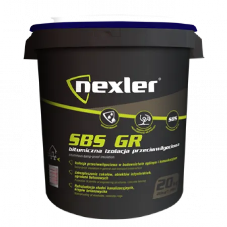 Битумно-смоляная мастика модифицированная SBS каучуком NEXLER GR, 20 кг — фото, цена 1900,00 грн