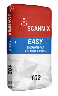 102 SCANMIX EASY (25кг) - Суміш клеюча SCANMIX — фото, ціна 140,00 грн