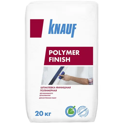 KNAUF суха полімерна шпаклівка polimer finish 20 кг Knauf — фото, ціна 595,00 грн