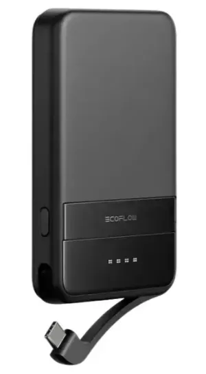 Повербанк EcoFLow RAPID Magnetic Power Bank 5000 Black — фото, ціна 3500,00 грн