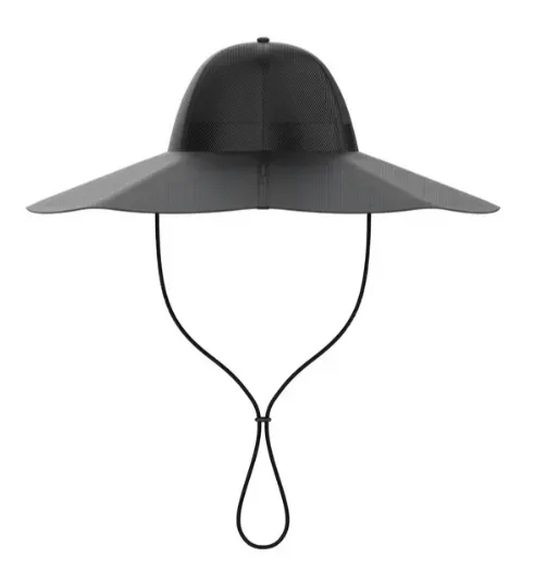 Сонячний капелюх EcoFlow Solar Hat 12W - Чорна — фото, ціна 6450,00 грн