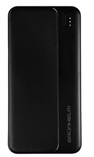 Power Bank - Портативная батарея 20.000 mAh. черный - GP-20B GRUNHELM — фото, цена 753,00 грн