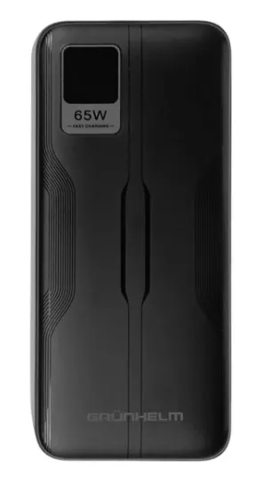 Power Bank Портативная батарея 40.000 mAh, для ноутбуков, черный - GP-40BLT Grunhelm — фото, цена 3275,00 грн