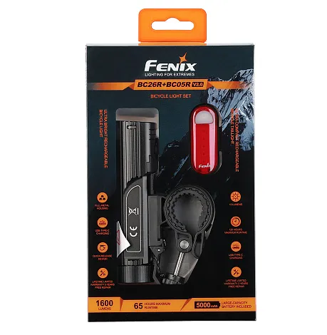 Комплект велофара Fenix — фото, ціна 3980,00 грн