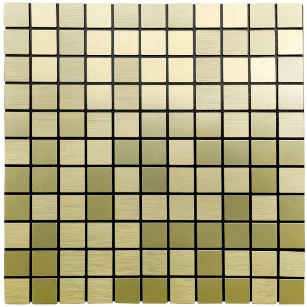 Самоклеящаяся алюминиевая плитка 300х300х3мм Зеленое золото мозаика Sticker Wall — фото, цена 115,00 грн