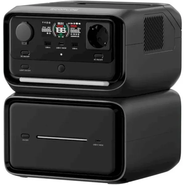 Зарядна станція EcoFlow RIVER 3 MAX Plus Wireless 600 Вт / 1200 Вт, 858 Вт·год, LiFePO4 EcoFlow — фото, ціна 39999,00 грн