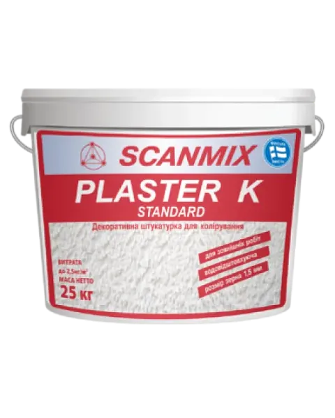 Штукатурка PLASTER K Standart (25кг) Scanmiх SCANMIX — фото, цена 1525,00 грн