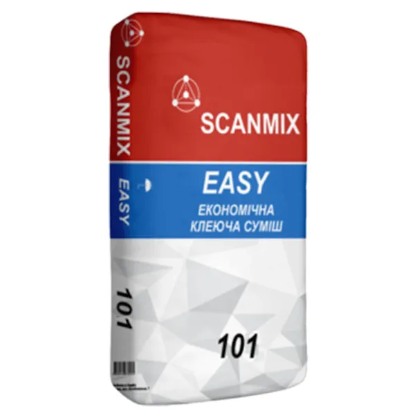 101 SCANMIX EASY (25кг) Суміш клеюча SCANMIX — фото, ціна 134,00 грн