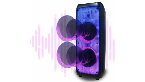 Акустическая Bluetooth система MANTA SPK 5450 300 Вт + микрофон, пульт, подсветка — фото, цена 12990,00 грн