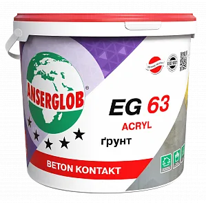 Грунт ANSERGLOB EG 63 BETON KONTAKT Anserglob — фото, ціна 316,00 грн