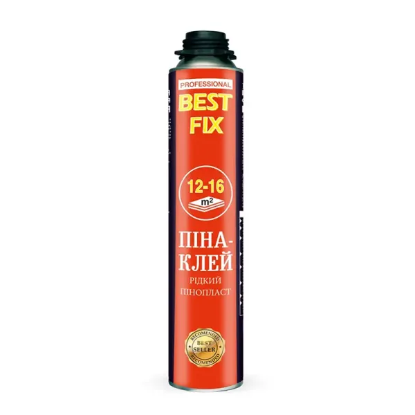 Клей-піна BESTFIX, універсальна, ручна + під пістолет, 800 мл — фото, ціна 213,00 грн