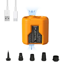 Портативний повітряний насос Flextail Evo Pump 3, 1000 л/хв, помаранчевий — Купити Туристичне спорядження — спальні мішки, матраци, каремати, сумки та рюкзаки, ліхтарі, тенти