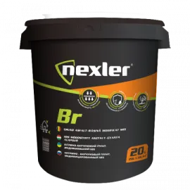 Бітумний праймер на розчиннику NEXLER BR, 20 кг — Купити Покрівельні матеріали — профнастил, мембрани, водостоки, шифер