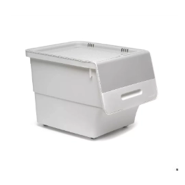 Органайзер-ящик на 12л універсальний, 35,5*27*37см, білий/бежевий