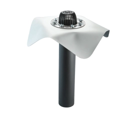 Воронка Покрівельна SGT 110/600мм з нержавіючим фланцем, з ПВХ фартухом