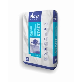 Суха гіпсова штукатурна суміш для машинного та ручного нанесення МН-75 для внутрішніх робіт