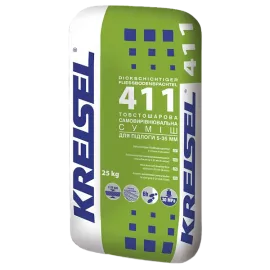Kreisel 411 Суміш самовирівнювальна для підлоги від 5 до 35 мм, 25 кг — Купити Суміші для підлоги – надійне та рівне покриття