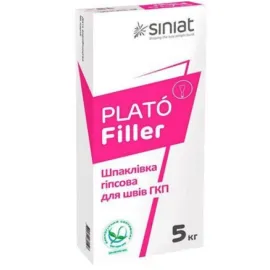 Шпаклевка гипсовая для швов гипсокартона PLATO Fixer, 5 кг — Купить Строительные смеси - штукатурка, скворечница, цемент, грунтовка.