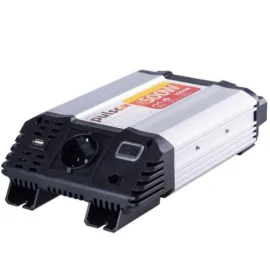 Перетворювач напруги PULSO/IMU-520/12V-220V/500W/USB-5VDC2.0A/мод.хвиля/клеми — Купити Енергозабезпечення — генератори, павербанки, сонячні панелі