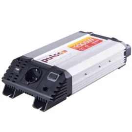 Перетворювач напруги PULSO/IMU-1020/12V-220V/1000W/USB-5VDC2.0A/мод.хвиля/клеми — Купити Енергозабезпечення — генератори, павербанки, сонячні панелі