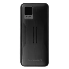 Power Bank Портативна батарея 40.000 mAh, для ноутбуків, чорний - GP-40BLT Grunhelm — Купити Енергозабезпечення — генератори, павербанки, сонячні панелі