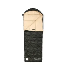Спальний мішок з капюшоном Naturehike M320 CNK2350WS023, зелений камуфляж, правий — Купити Туристичне спорядження - спальні мішки