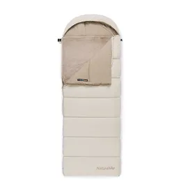 Спальний мішок з підігрівом Naturehike BE400 CNK2300SD021, правий, бежевий — Купити Туристичне спорядження - спальні мішки