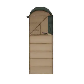 Спальник з капюшоном Naturehike Sunny Day PL02 U450 CNK2550WS028, (3,9°C), правий, коричнево-зелений — Купити Туристичне спорядження - спальні мішки