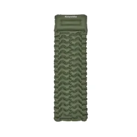 Матрац надувний одинарний Naturehike CNK2550WS019, 65 мм, із мішком для надування, зелений — Купити Туристичне спорядження — матраци