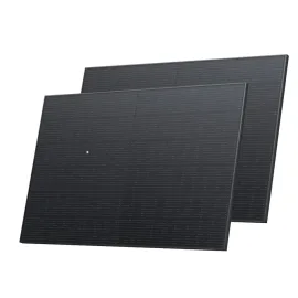 Набір сонячних панелей EcoFlow 2*400 Solar Panel Стаціонарні — Купити Енергозабезпечення — генератори, павербанки, сонячні панелі