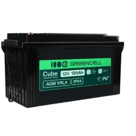 Акумулятор Green Cell AGM VRLA 12V 120Ah IP54 — Купити Енергозабезпечення — генератори, павербанки, сонячні панелі