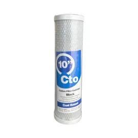 Картридж (на основі вугілля) CTO (прибирає запахи) 10″ SX 10 mcr 45°C NSF — Купити Система фільтрації води