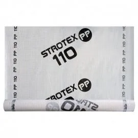 Гідробар'єр STROTEX 110 PP, гідроізоляційна плівка — Купити Будівельні плівки та мембрани — пароізоляція, гідроізоляція, вітрозахист