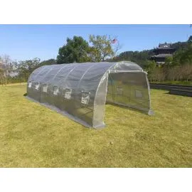 Садова теплиця з UV-12 плівкою 18 м2 (6х3х2м) BASS POLSKA, Сіра — Купити Товари для дому та саду — меблі, теплиці, садові обприскувачі